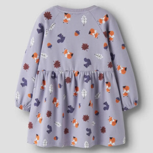 name it angerautes Kleid Fuchs & Eichhörnchen -...