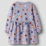 name it angerautes Kleid Fuchs & Eichhörnchen - Heirloom Lilac Forest