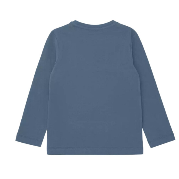 S.Oliver Langarm-Shirt mit Pailletten im Regular Fit - mid blue