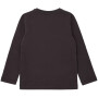 S.Oliver Langarm-Shirt Traktor mit Pailletten im Regular Fit - dark brown