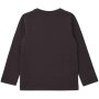 S.Oliver Langarm-Shirt Fußball mit Pailletten im Regular Fit - dark brown