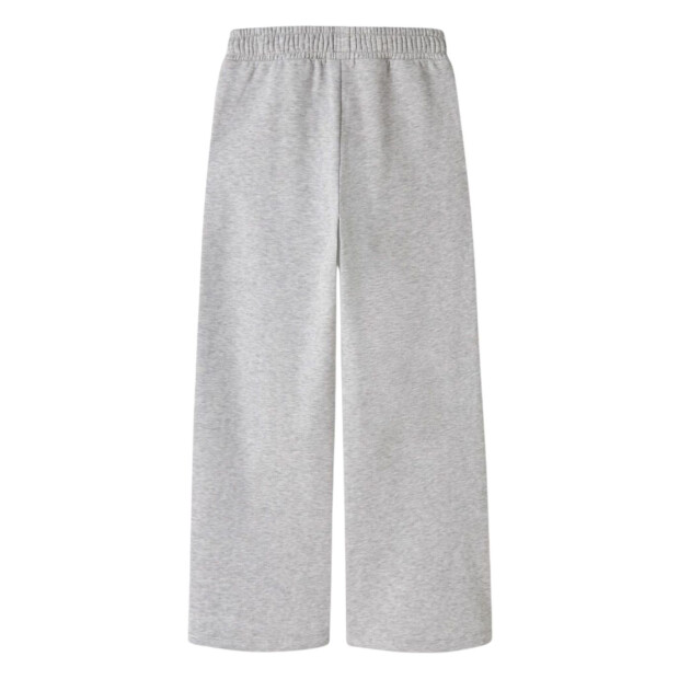 name it angeraute wide leg Jogginghose - Light Grey Melange