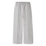 name it angeraute wide leg Jogginghose - Light Grey Melange