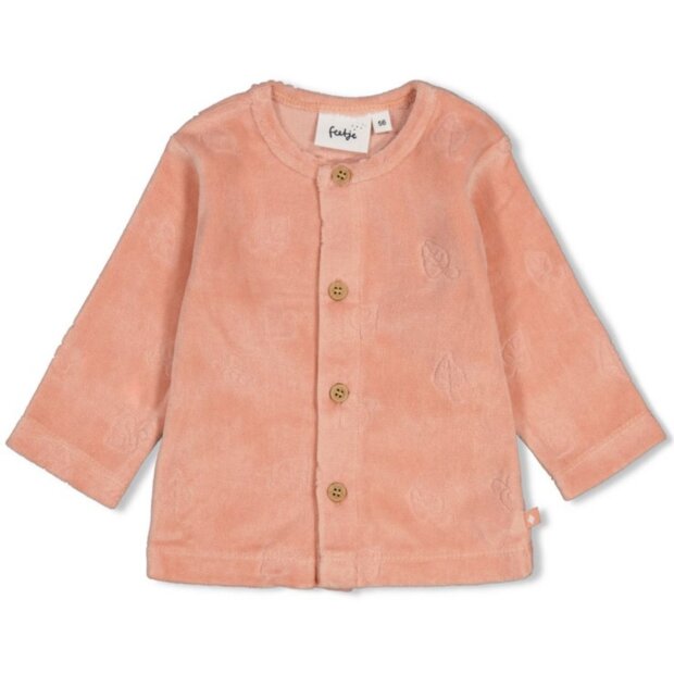 Feetje Baby Samtjacke - Fall in Love Rosa