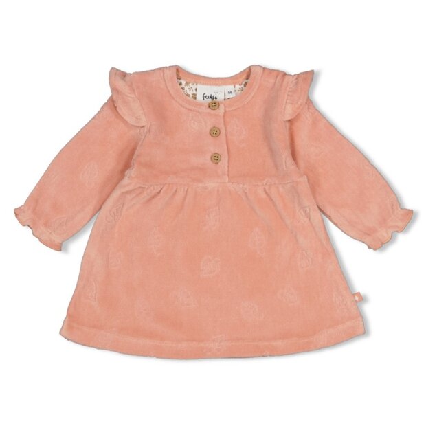 Feetje Baby Samtkleid - Fall in Love Rosa