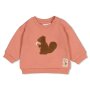 Feetje Baby angerauter Sweater Oversized - Forest Garden Rosa