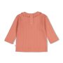 Feetje Baby gerippte Longsleeve pointelle - Forest Garden Rosa