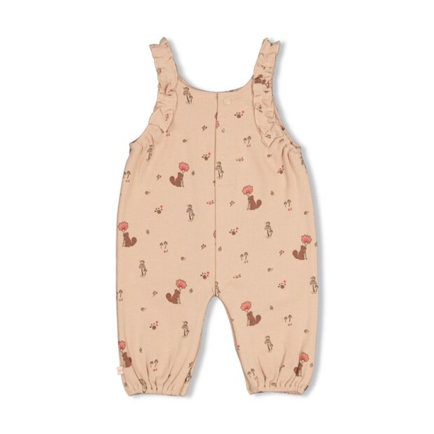 Feetje Baby Gerippte Jumpsuit - Forest Garden sand