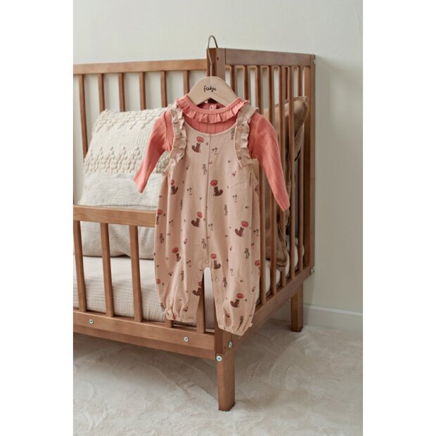 Feetje Baby Gerippte Jumpsuit - Forest Garden sand