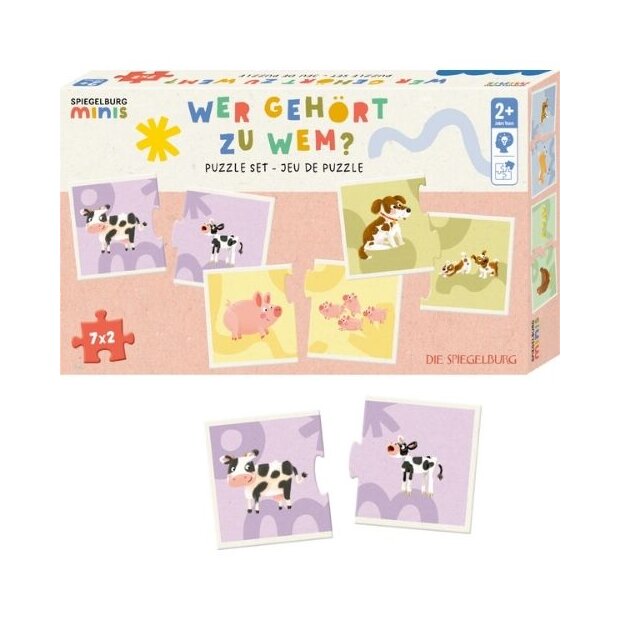 Coppenrath Die Spiegelburg Puzzle-Set: Wer gehört zu wem