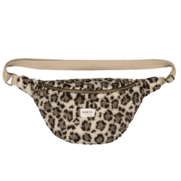 Barts Damen Bugbane Bumbag Bauchtasche aus Kunstpelz - print beige Leopard