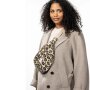Barts Damen Bugbane Bumbag Bauchtasche aus Kunstpelz - print beige Leopard