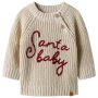 Lil Atelier Weihnachten Strickpullover -  Santa Baby Turtledove