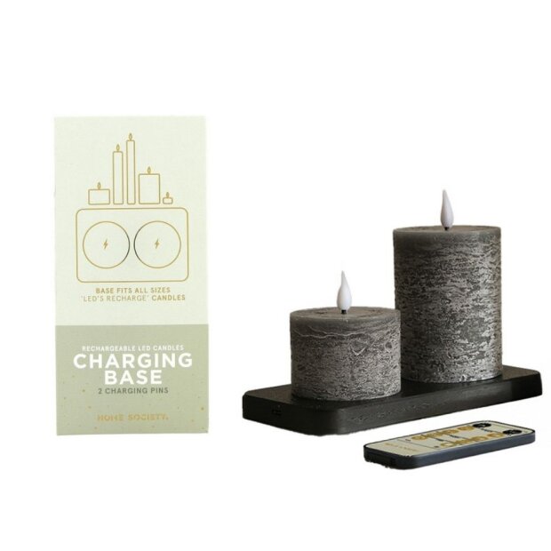 Bridgewater Candle Company LED Kerzenzubehör Charging Base S Schwarz (ohne Kerzen)