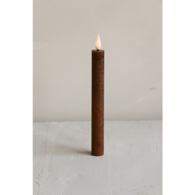 Bridgewater Candle Company 2er Set LED Stabkerzen Recharge - 330 Dunkelbraun