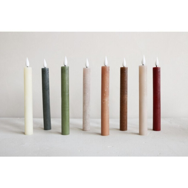 Bridgewater Candle Company 2er Set LED Stabkerzen Recharge - 330 Dunkelbraun