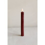 Bridgewater Candle Company 2er Set LED Stabkerzen Recharge - 280 Burgunderrot