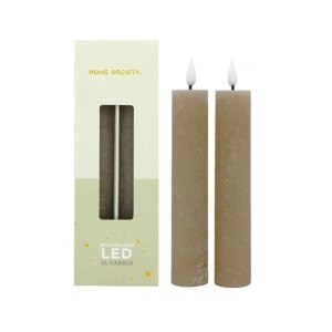 Bridgewater Candle Company 2er Set LED XL Stabkerzen...