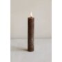 Bridgewater Candle Company 2er Set LED XL Stabkerzen Recharge - 330 Dunkelbraun
