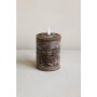 Bridgewater Candle Company LED Stumpenkerze Recharge - 330 Dunkelbraun