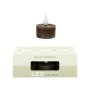Bridgewater Candle Company 6er Set LED Teelichter Recharge - 330 Dunkelbraun