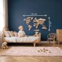 Speedy Monkey Weltkarte Holz inkl. 6 Tiere