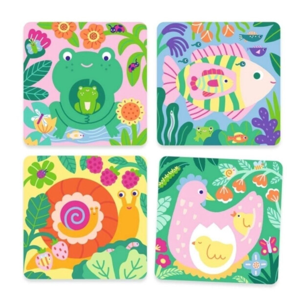Djeco Magisches Ausmalen - Gartentierbabys