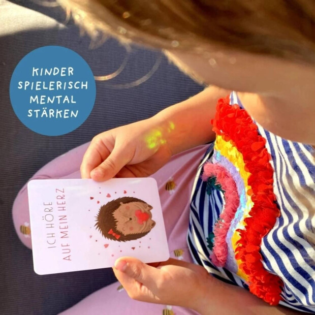 Rüsselfuchs Affirmationskarten für Kinder "Starke Gedanken"