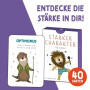 Rüsselfuchs Stärkekarten für Kinder "Starker Charakter"