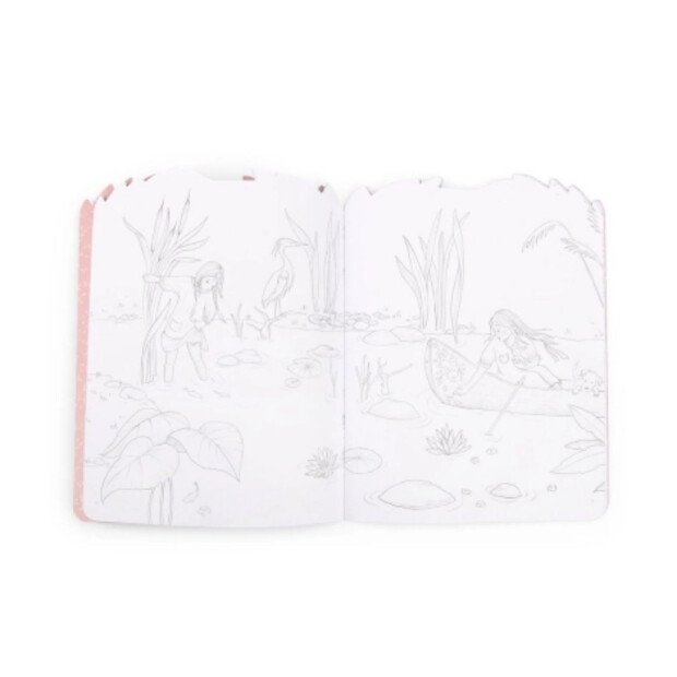 Moulin Roty Rosalies Malbuch mit 230 Stickern