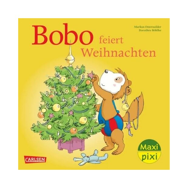Carlsen Maxi Pixi 509 Bobo feiert Weihnachten