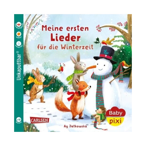 Carlsen Baby Pixi unkaputtbar 180 Meine ersten Lieder für die Winterzeit