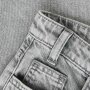 name it X-Wide Closure Jeans - Light Grey Denim