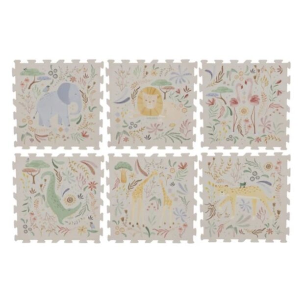 Little Dutch Puzzlematte Spielmatte - Safari Friends