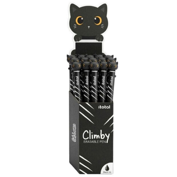 iTotal Radierbarer Stift Climby KATZE SCHWARZ
