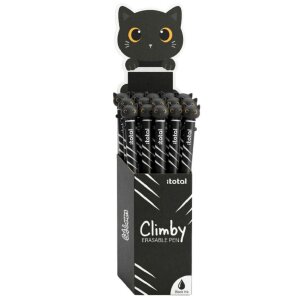 iTotal Radierbarer Stift Climby KATZE SCHWARZ