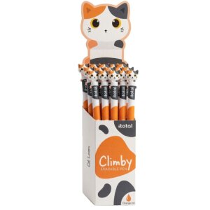 iTotal Radierbarer Stift Climby KATZE ORANGE