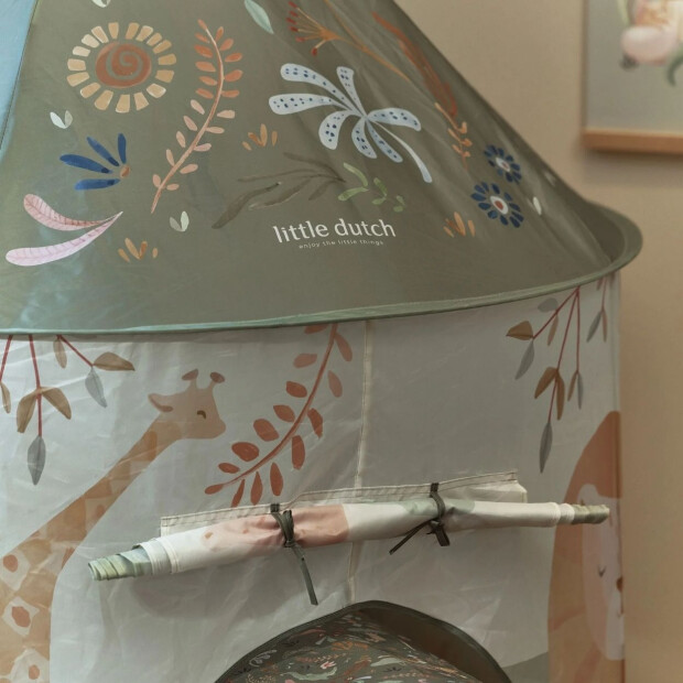Little Dutch Spielzelt mit Tunnel - Safari Friends