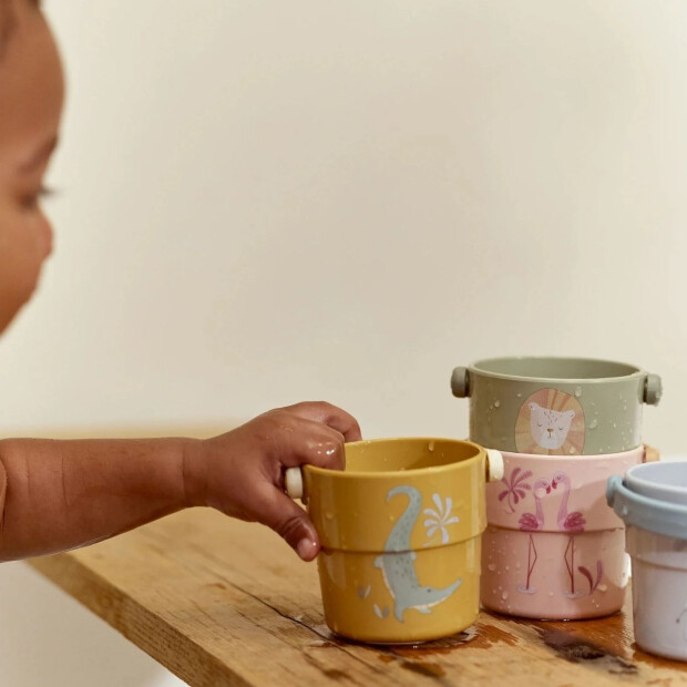 Little Dutch Bade Becher - Safari Friends