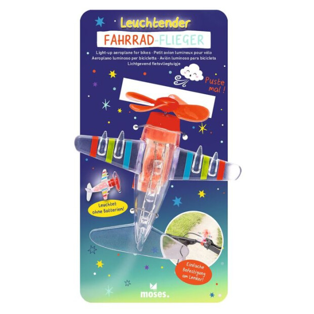 moses Leuchtender Fahrrad-Flieger sortiert
