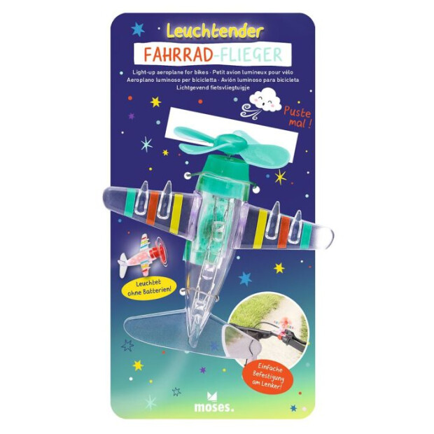 moses Leuchtender Fahrrad-Flieger sortiert