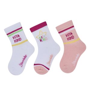 Sterntaler Kinder Socken 3er Pack Kita Kind - fuchsia