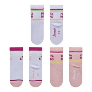 Sterntaler Kinder Socken 3er Pack Kita Kind - fuchsia