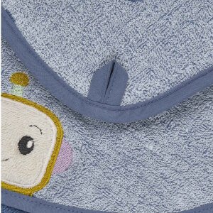 Sterntaler Kapuzenbadetuch 100x100 Weltraum-Design