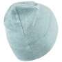 Sterntaler Beanie Streifen mit zwei Tragevarianten - graublau