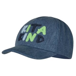 Sterntaler Basecap Kita-Kind Jeans mit Klett - mittelblau