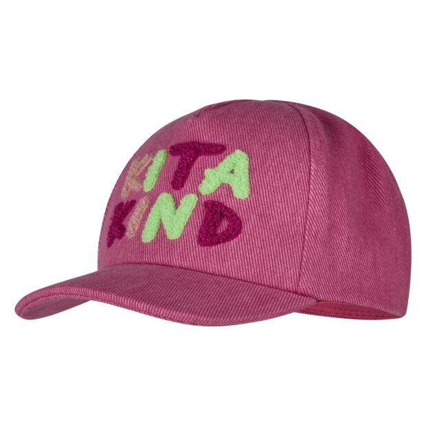 Sterntaler Basecap Kita-Kind Jeans mit Klett - pink melange