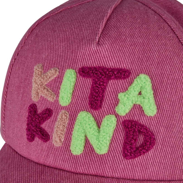 Sterntaler Basecap Kita-Kind Jeans mit Klett - pink melange