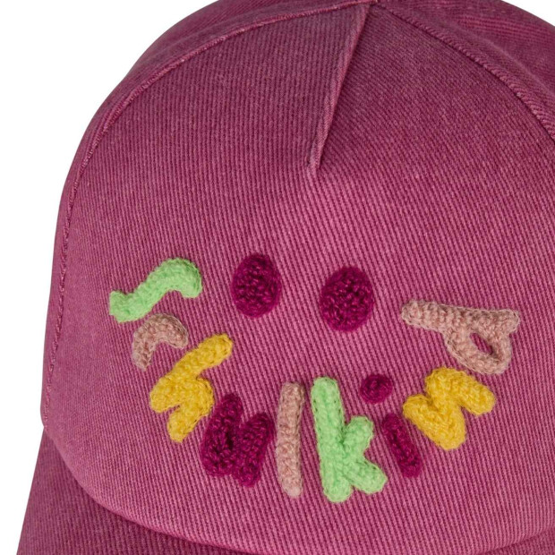 Sterntaler Basecap Schulkind Jeans mit Metallschließe - fuchsia one size