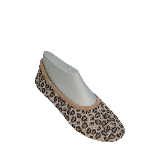 Beck Turnschläppchen - Leolina mit atmungsaktiver Sohle Leopard